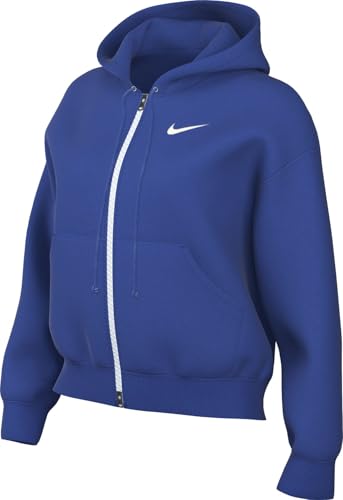 Nike HJ0995-480 Sportswear Phoenix Fleece Maglia Lunga Donna Blue Taglia