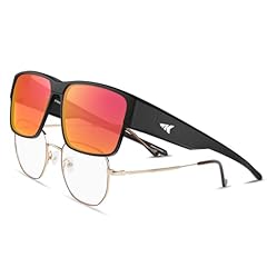 I: Matte Black Frame, Red Mirror