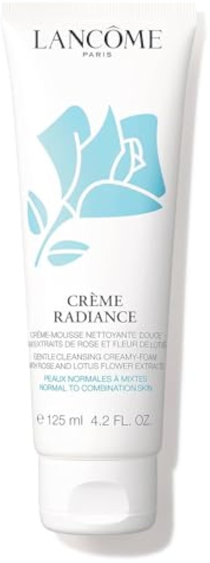 Lancôme​ Créme Radiance Cream-to-Foam Face Cleanser - Gently Cleanses Skin & Removes Makeup - With Rose & Lotus Flower Extract - 4.2 Fl Oz