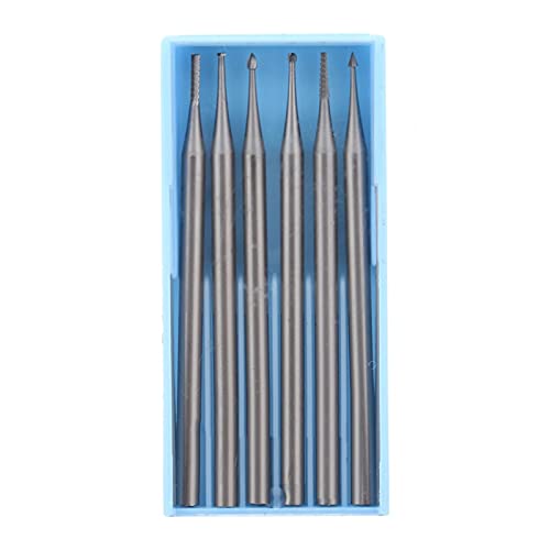 HURRISE Jewelers Hand Files Tool Kit, Jewelry Milling Cutter Carving Bits Gold Silver Jewelry Making Carving Tool Jewelry for Cutting Tools Tool Miniature Curving Bits