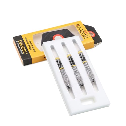 CUESOUL TERO AK7 Carbon Dart Shafts/Stem Built-in Spring Telescopic,Set of 3 pcs