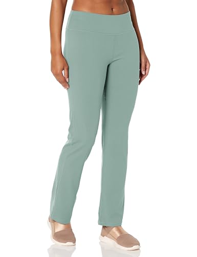 Jockey Women's Slim Flare Interlock Yoga Pants - image 1