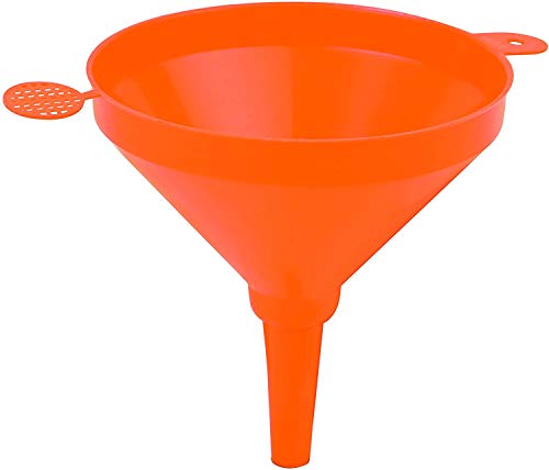 Groz 22-Ounce Conical Oil Funnel | Polypropylene | 6-inch Height | Use with All Media, 41935, Pack of 2