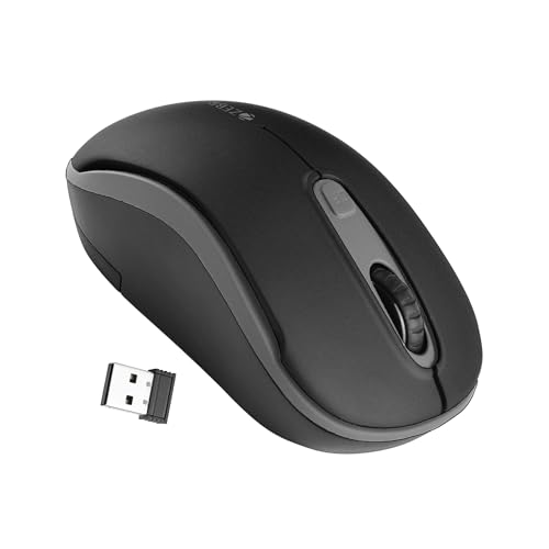 ZEBRONICS Dash Pro 2.4GHz Wireless Mouse, Upto 1600 DPI, 3 Level DPI, High Precision, Power Saving Mode, Comfortable & Lightweight, for Mac | Laptop |