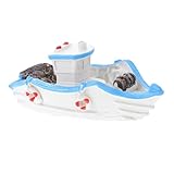 Méticuleusement conçu : cette exposition de bateau méticuleusement conçue témoigne d'un grand savoir-faire, garantissant un charme unique, un bateau miniature pour maison de poupée, une décoration de bateau en résine