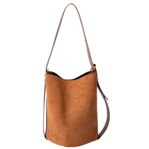 Sac à main rétro femme marron pour tenues d'hiver