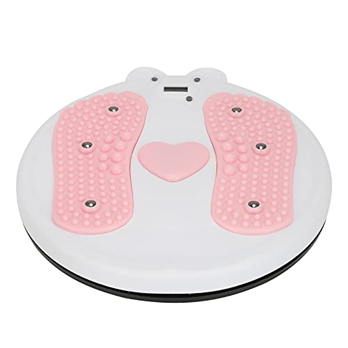 Máquina giratoria de discos para la cintura con 6 cuentas magnéticas, contador de giros inteligente, acupresión 3D, para moldear el cuerpo y mejorar el fitness. Diseño ligero y compacto.