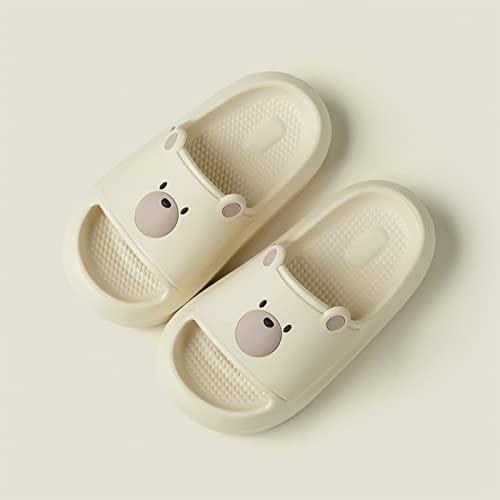 Cloud Slides for Kids Boys Girls Summer Cute Bear Slip On Slide Sandals Comfort Non-Slip Soft Sole Bathroom Slippers3