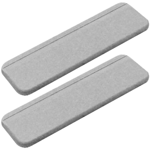 Diatomite Coaster 2Pcs Diatomaceous Earth Coaster Water Absorbent Quick Drying 8.9x2.8in Stone Drying Tray Non-slip Rounded Corner Diatomaceous Coaster for Mug Soap Toothbrush Cup, Grey with Groove