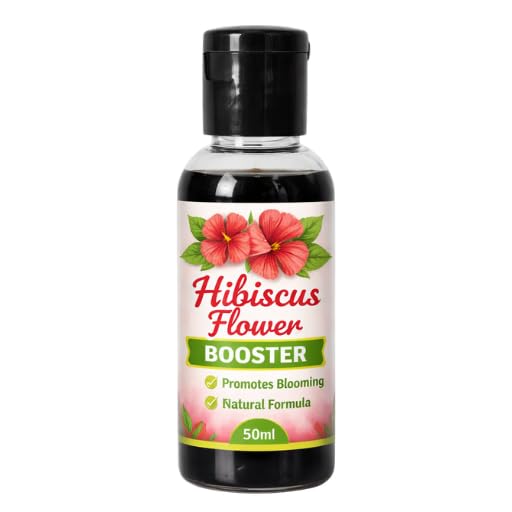 Hibiscus Flower Bloom Booster Liquid | Organic Hibiscus Flowers Growth Booster Promotes More Buds, Bigger & Vibrant Flowers | Enhances Continuous Blooming & Plant Health Pack Of 1 (50ml)-image-34