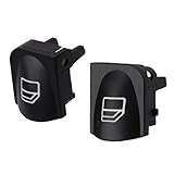 ELEKTRONISCHER SCHALTER Almencla 2pcs Fensterheber Schalter Konsole Abdeckkappen Set Für Mercedes W203 C KLASSE