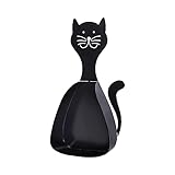 Weltbild Klopapier Aufbewahrung lustig mit Katze - Katzen Figur Toilettenpapierhalter als WC Rollen Aufbewahrung | Toilettenpapier Halterung ohne Bohren Toilettenpapier Aufbewahrung schwarz Tier Figur