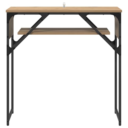 Consola industrial de roble con acabados premium para salon y pasillo 6