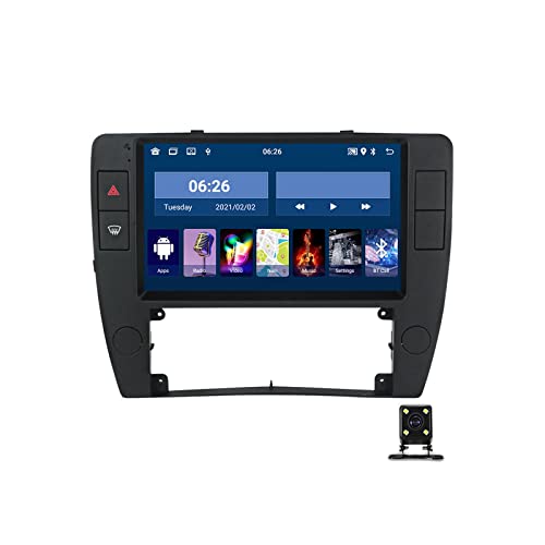 Radio doble din para Volkswagen Passat B5 2000-2005 con Carplay y Android Auto miniatura 1