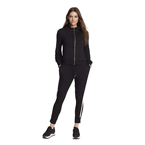 Skinnygirl Women's Pauly-Confident Zip Up To Neck Knit Jacket