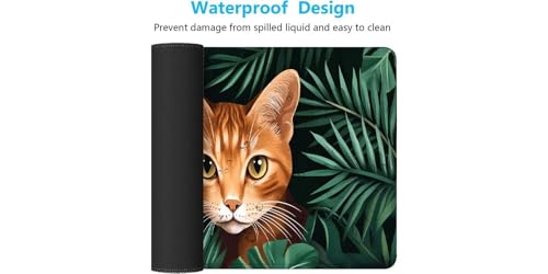Tapis de souris XXL anti-effilochage pour stopper les glissements de clavier