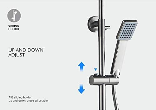 Mélangeurs de cabine de douche avec bec de bain pivotant cascade - 4