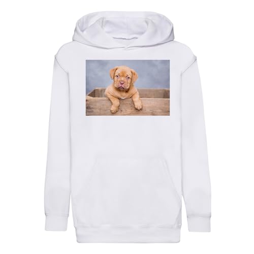 Sweat enfant chiot Dogue de Bordeaux pour l'école et les sorties en famille