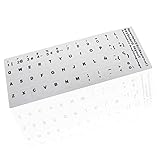 ✅ 【Diseño:】 Hemos diseñado esta pegatina para que sea compatible con cualquier teclado, ya sea ordenador portátil o de sobremesa. Su tamaño es de 180mm x 65mm.