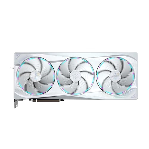 Image of GIGABYTE AORUS GeForce RTX 5090 Stealth ICE 32G Graphics Card, 32GB 512-bit GDDR7, PCIe 5.0, WINDFORCE Cooling System, Versatile VGA Holder, GV-N5090AORUSST ICE-32GDVideo Card