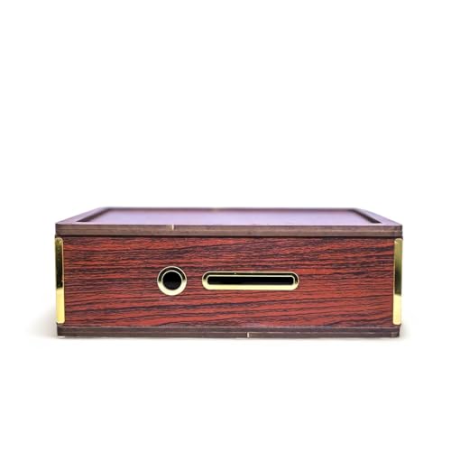 Image of Fiddlys Wooden Money Piggy Bank for 2 3 4 5 6 Years Kids, Savings Challenge Box, Cashbox,Educational Gift for Kids (Pen Stand 1,00,000)