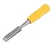Aexit Wood Carving Special Tool Tools Yellow Plastic Round Handle Pipe Tube Carpentry Chisel 18.5cm Long Model:48as300qo503