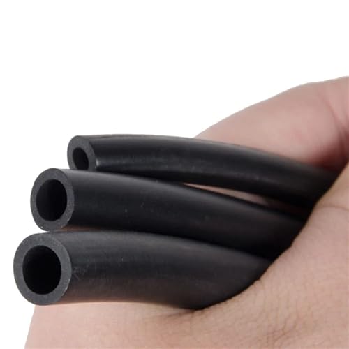 GRASAKY Oil Resistant Fluororubber Tube Fluorine Rubber Hose FKM Tube Pipe Acid-base Heat 1 Meter 2mm 32mm transfer drip(2x4mm)
