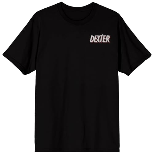 Dexter Slice of Life Boat Tours Bay Harbor Adult Black Crew Neck Short Sleeve T-Shirt-XL