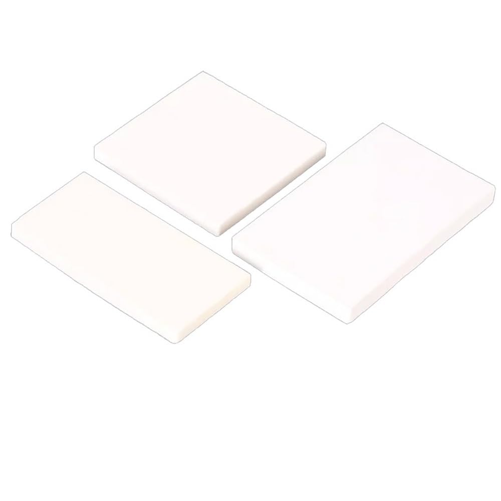Pannello isolante in ceramica di allumina bianca 100x100x5mm resistente alle alte temperature