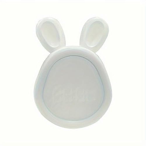 JOYHAPPST Time Rabbit Alarm Clock Rechargeable LED Luminous Digital Clock with Light Cartoon Mini Program Electronic Clock