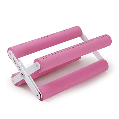 PYD Life Cup Tumbler Cradle Holder for Crafting Vinyl Application Pink with Foam Measurements 3 Adjustable Width for Tumblers Cups Mugs Bottles Epoxy Crafts