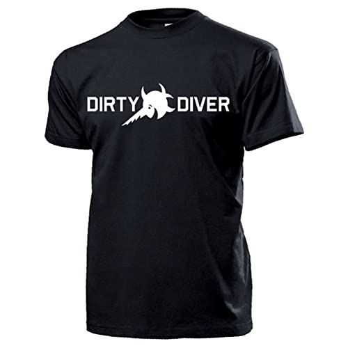 T-shirt Dirty Diver Bodenfund noir 4XL pour en finir avec les vêtements trop serrés