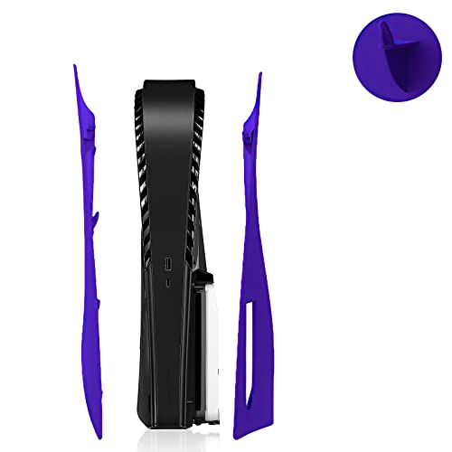 Image of Face Plate Cover Shell for PS5 Disc Edition Console Faceplates, Accessories Compatible with PlayStation 5 Protective Replacement Panels (Galactic Purple)