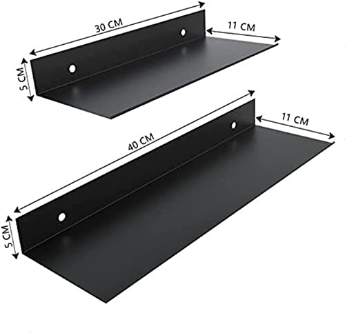 Aluminio de baño negro rectangular xming con acabado mate elegante 2 uds 3