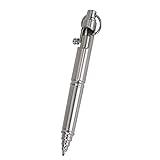 Stainless Steel Bolt Action Pen with Gift Case - Luxury Executive Retractable Metal Pen