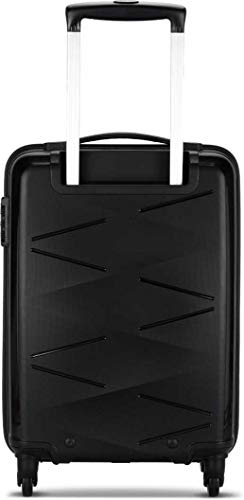 Image of American Tourister Kamiliant By Polypropylene 4 Spinner Black Hardsided Check-In Luggage Trolley Bag (Kam Triprism Sp 79Cm - Black)