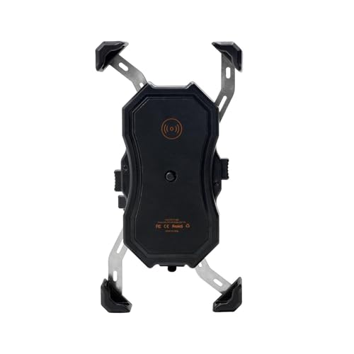 Support téléphone moto anti-vibration à charge sans fil Qi pour éliminer les pannes