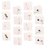 BETOOKY 80 Stück Grußkarten im Chinesischen Stil Weiß Grün Faltkarten mit Umschlägen für Geburtstagswünsche Einladungen und Vielseitige Anlässe für Familie und Freunde