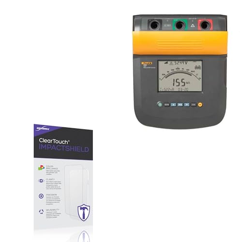 BoxWave Screen Protector Compatible with Fluke 1550C - ClearTouch ImpactShield (2-Pack), Impenetrable Screen Protector Flexible Film