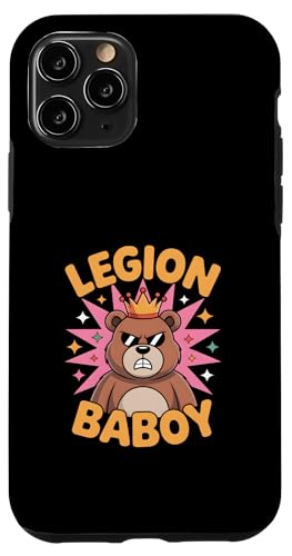 Funny Legion Baboy Angry Bear ���g�� ���� �X�}�z�P�[�X iPhone 11 Pro �p
