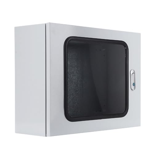 Boîte électrique en acier inoxydable 40x30x20cm avec fenêtre de visualisation