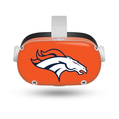 Protection Vinyle Meta Quest 2 Denver Broncos Finition Premium sous Licence NFL