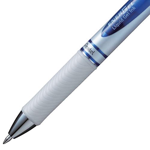 Caneta Pentel Energel Retratil Perola 0.7Mm Azul, Pentel, Sm/Bl77Pw-C, Azul