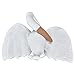Cigno Peluche Bambola da Montare a Parete, Decorazione a Forma di Cigno da Appendere alla Parete Bambola di Peluche Cigno per Bambini Compleanno Camera dei Bambini 45 X 35 X 12 Cm(White)