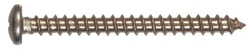Hillman 10 in. x 2 in. L Phillips Pan Head Stainless Steel Sheet Metal Screws 100 1 pk