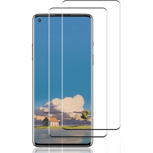 Beukei Protector de Pantalla Compatible con Oneplus 9 Pro, 2 Piezas pantalla vidrio, [Cristal Dureza 9H] [Anti-Rayaduras] cristal