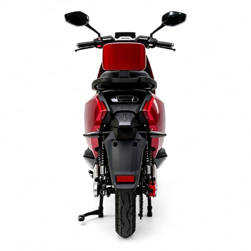 Image of EOX ROX Electric Scooter for Adults | 48V Removable Lithium Battery | 50-60 km Long-Range Ride | Lightweight Non-RTO E-Scooter (Sports RED)