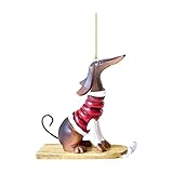 TianWlio Dachshund Hunde- und Weihnachtsbaum-Verzierung Weihnachtsbaum Reiher hängende Anhänger Pazifik Weihnachts-Party Home Decor 3PCS Eckregal Küche Arbeitsplatte Edelstahl (A2-3PCS E, One Size)