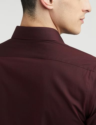 Image of Van Heusen Men's Cotton Slim Fit Solid Formal Shirt