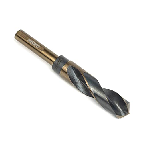 Neiko 10235B 13/16” Drill Bit For Metal, 1/2” Shank, Silver And Deming, 135° Split Point, High Speed Steel Drilling Bit For Metals, Wood, Plastics, Composite Materials #TOP2